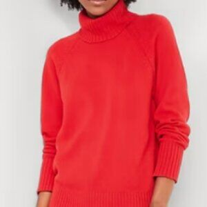 Old Navy Burnt Orange Red Turtle Neck Sweater - NWT - Medium